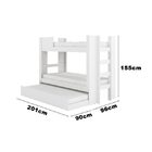 Beliche Dublin Com Auxiliar Branca - Tebarrot Móveis