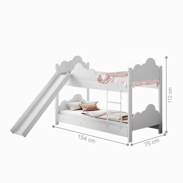 Beliche Ecantada Com Escorregador Ivete Branco