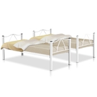 Beliche Em Aço Reforçado Branco Com Colchões