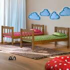 Beliche Em Madeira Maciça Com 2 Colchões Nogueira Shop Jm