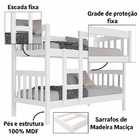 Beliche Em Mdf Com Escada E Auxiliar Pintura Uv Compatível Co