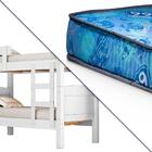 Beliche Em Mdf Solteiro Branco Ana Paula Framar Colchão Gazin