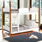 Beliche Encanto Branca E Nature Com 02 Colchões Gabrielli