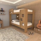 Beliche Escadinha 1 Prateleira 100% Mdf Grade De Proteção Ypê