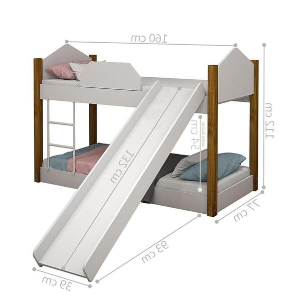 Beliche Escorregador Colchão Infantil Denise