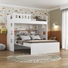 Beliche Family Casal Com Nichos 100% Mdf  Branco