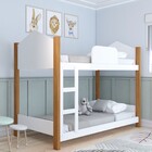 Beliche Fantasia Com Escada E Grade De Proteção Branco/grenat