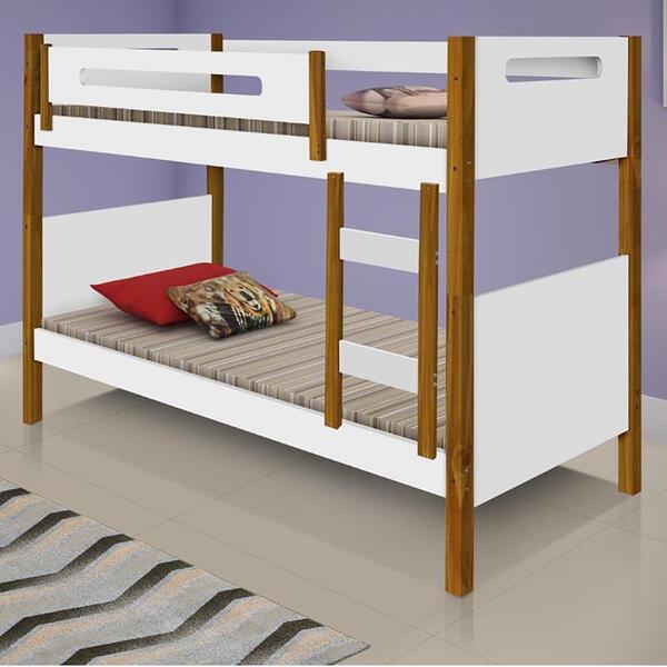 Beliche Heloisa Infantil Grade Proteção Escada Pés Madeira