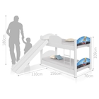 Beliche Infantil Astronauta com Escorregador