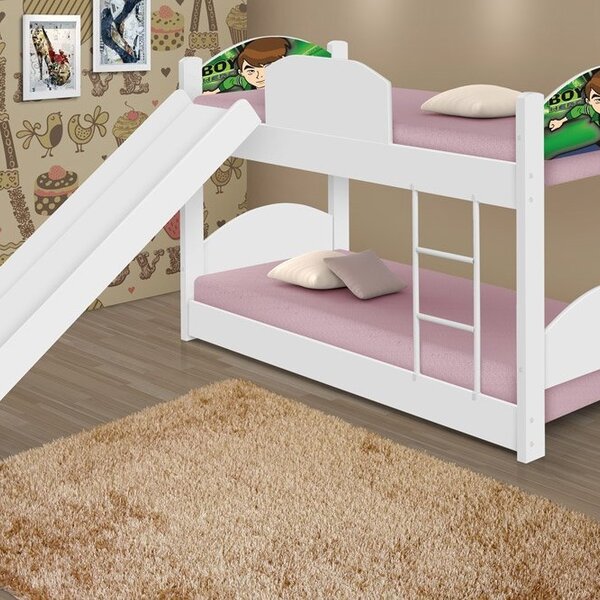 Beliche Infantil Boy Hero Com 2 Colchões