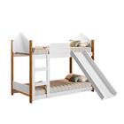 Beliche Infantil Casinha Alice Branco Com Escorregador