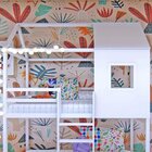 Beliche Infantil Casinha Janelinha  Branco Acetinado