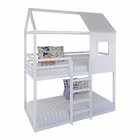 Beliche Infantil Casinha Janelinha  Branco Acetinado