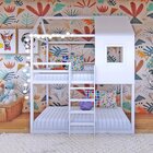 Beliche Infantil Casinha Janelinha  Branco Acetinado