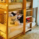 Beliche Infantil Casinha Janelinha  Natural Mel/branco