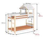 Beliche Infantil Casinha Madeira E Mdf Casatema Madeiraorigin