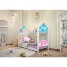 Beliche Infantil Casinha Nuvem Menino E Menina Com Colchão