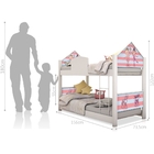 Beliche Infantil Casinha Prime Bailarinas