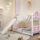 Beliche Infantil Casinha Prime Bailarinas Com Escorregador