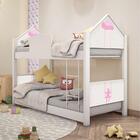 Beliche Infantil Casinha Prime Balanço Menina Colchões