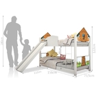 Beliche Infantil Casinha Prime Casa Na Árvore Escorregador