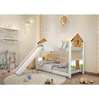 Beliche Infantil Casinha Prime Casa Na Árvore Escorregador