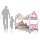 Beliche Infantil Casinha Prime Nuvem Menina