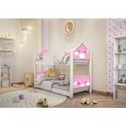Beliche Infantil Casinha Prime Nuvem Menina