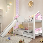 Beliche Infantil Casinha Prime Unicórnio Com Escorregador