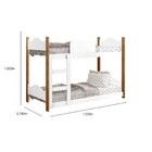 Beliche Infantil Com Escada 102cm Encanto Gabrielli Móveis Br