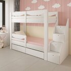 Beliche Infantil Com Escada 4 Portas E 2 Gavetas Maya Yescasa