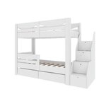 Beliche Infantil Com Escada 4 Portas E 2 Gavetas Theo Yescasa