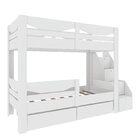 Beliche Infantil Com Escada 4 Portas E 2 Gavetas Theo Yescasa