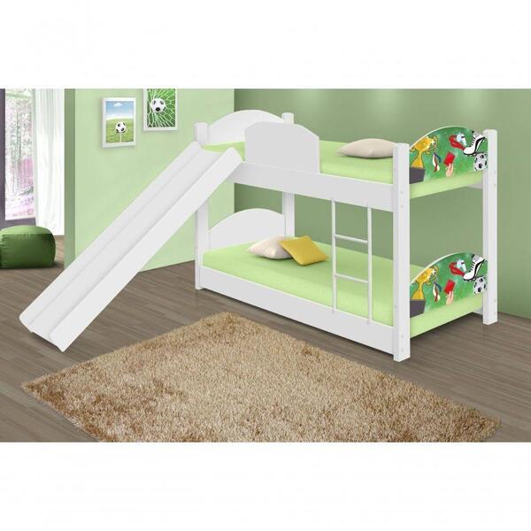 Beliche Infantil Com Escorregador Copa Futebol Placar