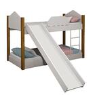 Beliche Infantil Com Escorregador E 2 Colchões Divaloto Luiza