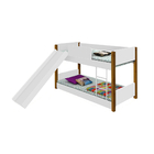 Beliche Infantil Com Escorregador Juvenil Valentina  Branca E