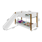 Beliche Infantil Com Escorregador Juvenil Valentina  Branca E