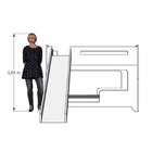 Beliche Infantil Com Escorregador Lumi Azul