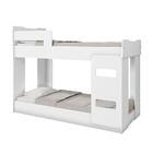 Beliche Infantil Com Grade Solteiro 100% Mdf Branco Framar