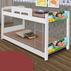 Beliche Infantil Dora Aventureira Solteiro Baixa Com Colchão