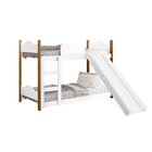 Beliche Infantil Encanto Com Escorregador Branco/grenat