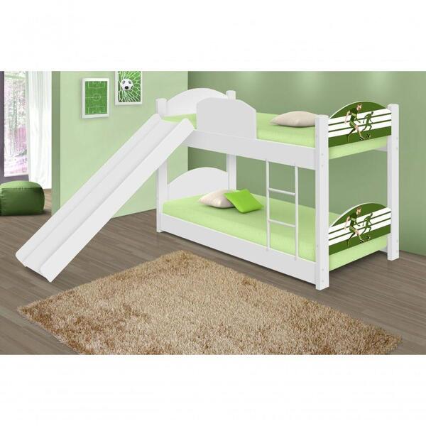 Beliche Infantil Futebol Jogador C/ Escorregador E Colchões