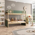 Beliche Infantil Garden Em Madeira Maciça Com Grade Frontal C