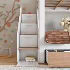 Beliche Infantil/juvenil 2 Gavetões E Escada Com 4 Nichos Sta