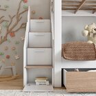 Beliche Infantil/juvenil 2 Gavetões E Escada Com 4 Nichos Sta