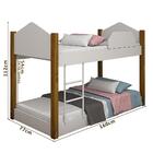 Beliche Infantil Luiza Branco/mel - Branco/mel