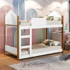 Beliche Infantil Magia Branco Grenat Com Colchões - Gabrielli