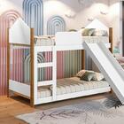 Beliche Infantil Magia Branco Grenat Com Escorregador E Colch