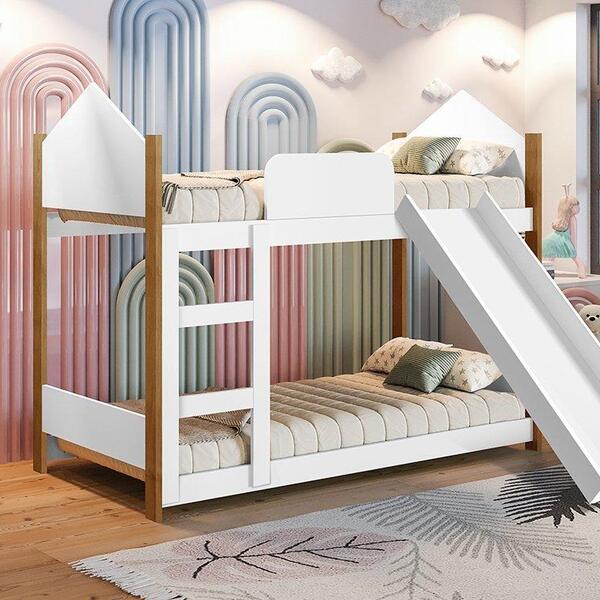 Beliche Infantil Magia Branco Grenat Com Escorregador - Gabri