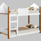 Beliche Infantil Magia Com Pés De Madeira - Branco/mel